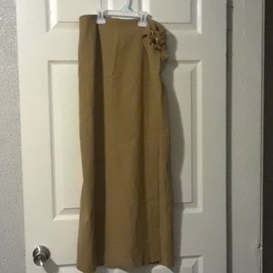 Wrap maxi skirt